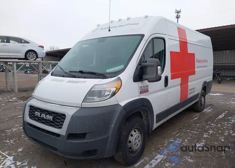 2021 Ram Promaster 3500 Cargo Van High Roof 159 Wb Ext z USA, uszkodzony, nr VIN 3C6MRVJG4ME561919